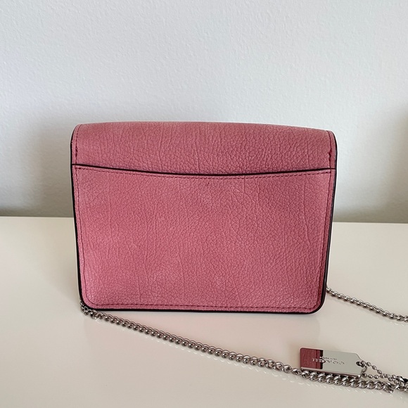 Coach Bowery Crossbody Bag in Glitter Rose / Silver - Picture 3 of 13